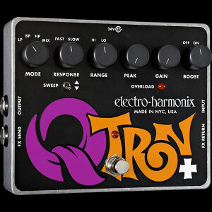�y���������zElectro-Harmonix �G���N�g���E�n�[���j�b�N�X Q-Tron Plus �G�t�F�N�^�[(�G���x���[�v�E�t�B���^�[) / Envelope Filter with Effects Loop