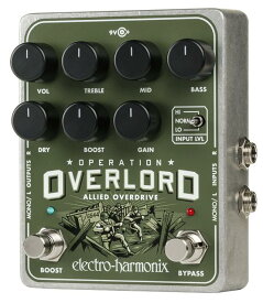 【送料無料】Electro-Harmonix エレクトロ・ハーモニクス Operation Overlord エフェクター（オーバードライブ・ディストーション）/ Allied Overdrive