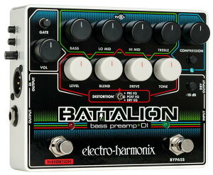 �y���������z Electro-Harmonix �G���N�g���E�n�[���j�b�N�X Battalion �x�[�X�p�G�t�F�N�^�[(�v���A���v DI) / Bass Preamp & DI
