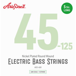 �y���������zAria Pro II �A���A�v��II AGS-650 -5-string, Long Scale- 5�� �G���L�x�[�X�� �����O�X�P�[��