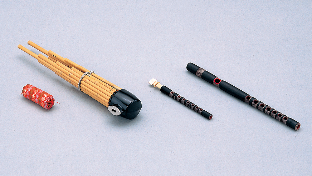 受注生産品 SUZUKI スズキ 雅楽 期間限定キャンペーン 左方楽用管楽器 セット 高級素材使用ブランド