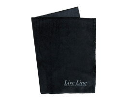 【メール便発送可！！】Live Line ライブライン LWC1800BK ブラック 楽器用クロス 極細繊維「ベリーマ.X」使用