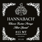 【送料無料】HANNABACH ハナバッハ SET815MT Silver Special 815MT Black Set ブラックセット クラシックギター弦 セット ミディアムテンション