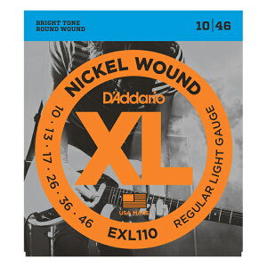 y[֔IIzD'Addario __I [EXL110] XL Nickel Round Wound Regular Light 10-46@GLM^[ [Daddario]
