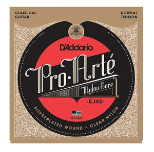 y[֔\IIzD'Addario __I EJ45 Pro-Arte Nylon Core Silver/Clear/Normal 028-043 NVbNM^[ [Daddario]