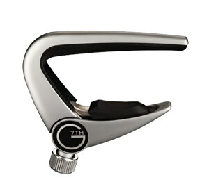 【即納&メール便可!】G7th ジーセブンス Newport Steel Capo Silver(シルバー) 6弦フォーク用 ニューポートカポタスト アコースティックギター用【正規品】