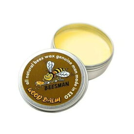 【メール便発送可！】BEESMAN Wood Balm ビーズマン・ウッドバーム 100%オーガニック蜜蝋ワックス