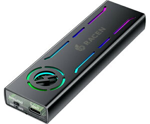 �y���ϔ��j���i�z�y30���ۏ؁z�s���������tRACEN LED & FAN M.2 NVMe USB3.2 Gen2 �P�[�X�@ / �Z���`�����[ / ���^FAN���ځ@[ CRC-LFM2NU32 ]
