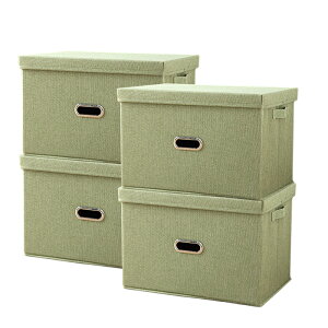 【店内全品15%OFFクーポン配布中!】収納ボックス 折りたたみ 蓋付き 衣類収納ボックス 折り畳み収納ボックス 収納ケース 大容量 無臭 綿麻 ジーンズ収納 衣類 収納 収納ケース 防塵 防湿 通