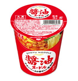 カップラーメン 大黒 醤油ヌードル 縦型カップ 1ケース12個入り 即席ラーメン 醤油味 カップ麺 スパイシー醤油スープ 具材入り 豚肉 たまご ナルト ねぎ 家飲み 夜食 箱買い ケース販売 送料無料