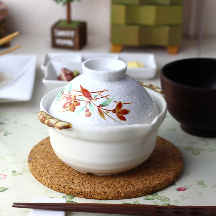 楽天市場】蓋がお茶碗になるほっこり一人鍋 日本製 美濃焼 土鍋 鍋 