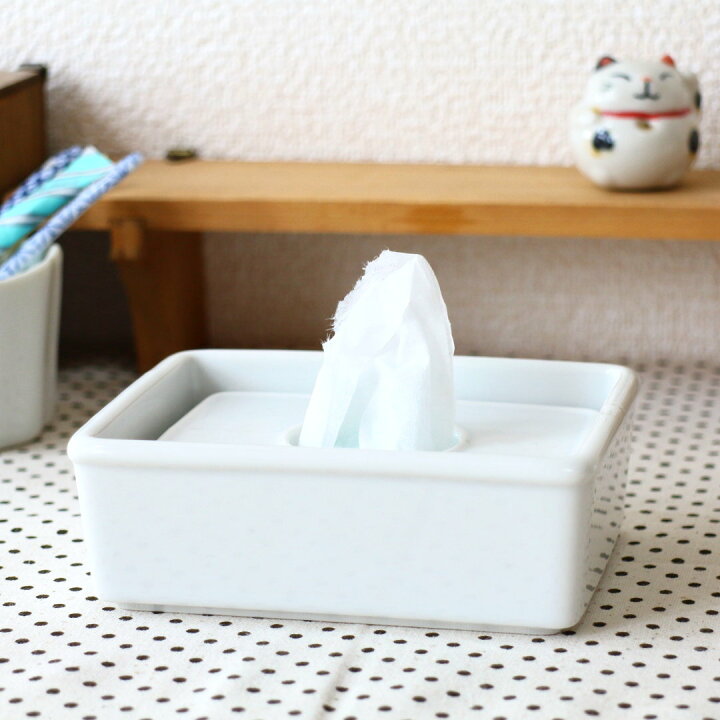 楽天市場】《全国送料無料》陶器製ティッシュボックス シンプル  