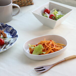 スタッキングオーバルプレート 16cm 日本製 美濃焼 プレート オーバル 楕円皿 中皿 平皿 取り皿 ビュッフェプレート ディナープレート メイン皿 パスタ皿 サラダプレート スタッキング