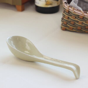 美濃焼耳付きカラーレンゲ 日本製 美濃焼 れんげ スプーン ラーメン うどん お粥 おかゆ 中華 デザード 杏仁豆腐 蓮華 白 グレー 黒 茶 青 緑 黄色 ピンク 橙 オレンジ 人気
