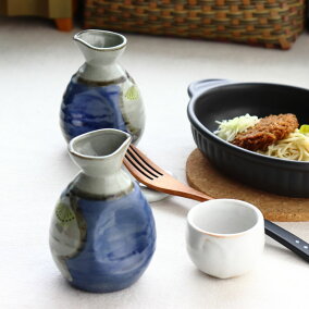 楽天市場】美濃焼愛燦燦徳利 一合 200ml 和食器 藍色 ブルー とっくり 
