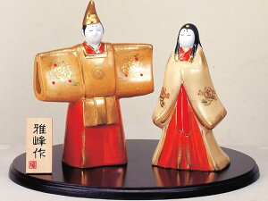 雛人形 平安雅立雛 310 瀬戸取寄 ひな人形 コンパクト 雛 お雛様 陶器製 収納飾り おしゃれ 親王飾り インテリア 置物 飾り台 単品 ミニ サイズ ミニチュア ディスプレイ 取り寄せ商品