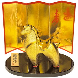 開運金彩 福午 N12 ガラス 干支 置き物 午 ウマ うま 午年 うま年 ウマ年 馬 uma horse eto お正月飾り 置物 置き物 ノベルティ 縁起物 幸運 運気アップ 風水