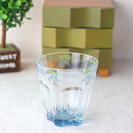 フラワーカントリー グラスタンブラー 220ml ma copine 南欧風 ガラス ガラス製 カップ コップ 冷茶 国産 アイスコーヒー 麦茶 ロックグラス 冷酒グラス ロックカップ