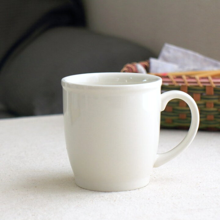 楽天市場 丸渕ナチュラルマグカップ 3ml カップ マグ 白い食器 コーヒーカップ 陶器 北欧 白いマグ 洋食器 カフェ シンプル おしゃれ オシャレ かわいい カワイイ コーヒー 紅茶 ホット 大きい ポーセリンアート ポーセレンアート セラポッケ かわいい陶器のお店