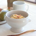 ライオントリフボール 480ml XLサイズ 日本製 美濃焼 スープを入れて、パイ生地をかぶせ、オーブンへ 白い食器 スープ グラタン オーブン シチュー パイ 食器 うつわ 器 皿 お皿