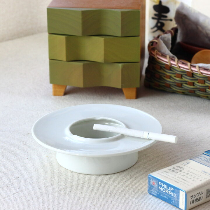楽天市場】昔の事務所の灰皿 ご家庭サイズ14.5cm 日本製 美濃焼 