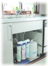 【逆浸透膜浄水器 コスモFS（日量200L） （放射性物質除去80％）】放射性物質除去・放射能除去・ホルムアルデヒドも除去する逆浸透膜浄水器・RO浄水器・RO水システム【取付工事】＜送料無料＞