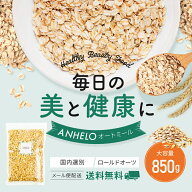 オートミール 850g 大粒 送料無料 【賞味期限2027.4.8~】 ロールドオーツ 追跡メール便 国内選別 米化に…