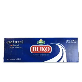 デンマーク産 BUKO ブコ クリームチーズ1.8kg［冷蔵］【3〜4営業日以内に出荷】