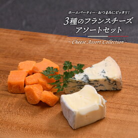 3種のフランスチーズアソートセット（ミモレット/ブリー/フルム＝ダンベール）［賞味期限：お届け後10日以上］［冷蔵］【3～4営業日以内に出荷】