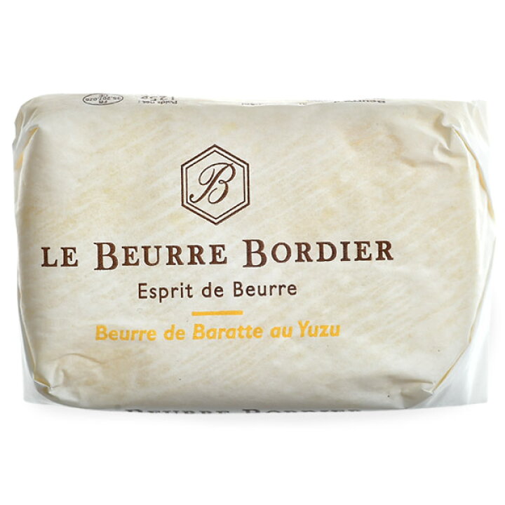 楽天市場】フランス産 ボルディエ［Bordier］バター ユズ125g［賞味 