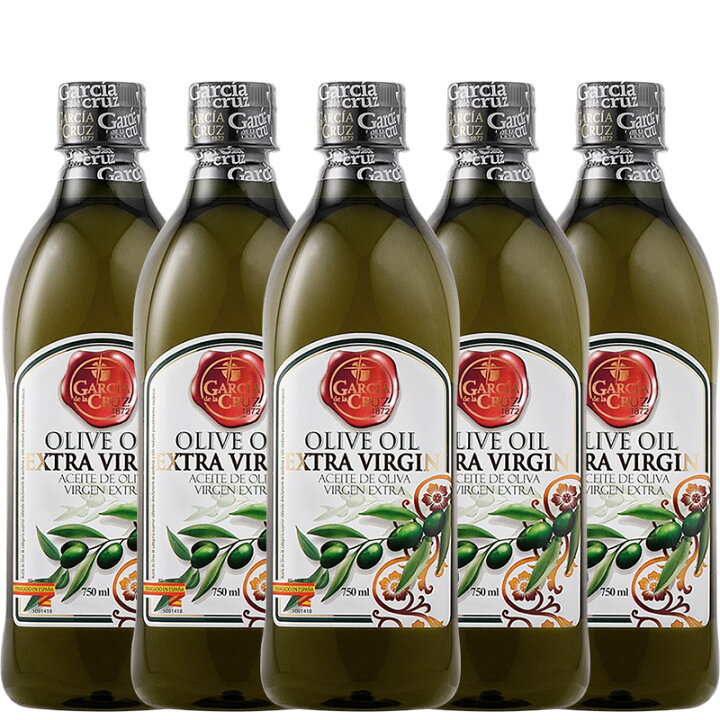 楽天市場】ガルシア エクストラバージンオリーブオイル 750ml×5本 