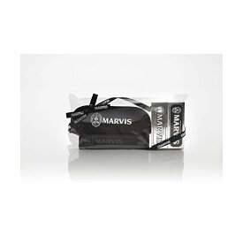 MARVIS(マービス) トラベル・セット Double Flavors 歯磨き粉・歯ブラシ・ポーチ 携帯用 オーラルケア ギフト セット イタリア製 ホワイト・ミント/リコラス・ミント