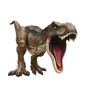 マテル(MATTEL) Jurassic World Dinosaurier, Extra große T-Rex Actionfigur, 61cm lang, beweglich und mit Fressfunktion, Spielzeug,