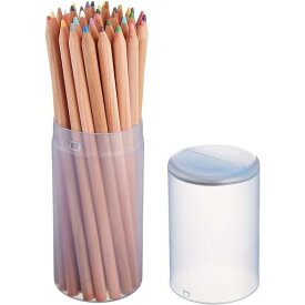 ナカバヤシ Artem(アーテム) 色鉛筆 ナチュラルウッド 36色 筒ケース入 CP-36NW-TTC