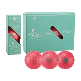 キャスコ(Kasco) ゴルフボール ゼウスインパクト女子3 パールピンク