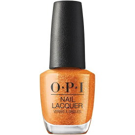 OPI マニキュア 高発色 塗りやすい オレンジ ラメ 15mL (ネイルラッカー NLS015)