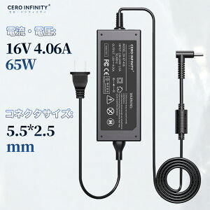 �y���Ԍ��� 5�{�z�y�V�i1�N�ۏ؁z�y�d���P�[�u���t���z Panasonic 65W ���b�c�m�[�g CF-LV/SX/NX/LX ��p 16V 4.06A �݊�AC�A�_�v�^�[ CF-AA6532AJS CF-AA65D2AJS CF-AA6412CJS CF-AA6372AJS�Ή� ����AC�A�_�v�^�[ �[�d��