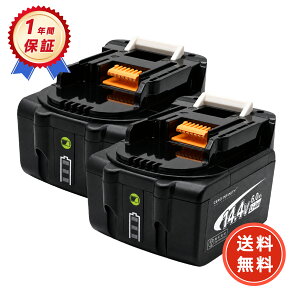�y���Ԍ��� 5�{�z�y�V�i��1�N�ۏ؁z MAKITA �Ή� BL1460B �݊��o�b�e���[�y6000mAh�A 14.4V�A86.40wh�z �Ή��p �����\ PSE�F�� 2026ID-ZEJP