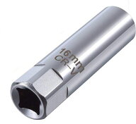 プラグレンチ 16mm プラグレンチ12角 3/8(9.5mm)差込角 マグネット仕様 スパークプラグソケット プラグソ…