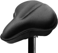 サドルカバー 自転車 痛くない 加厚タイプ 大型 クッション 厚み3.5cm 重量320gの大判サイズ 防水 サドル…