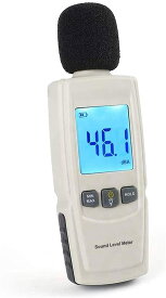 小型デジタル騒音計 電池付き サウンドレベルメーター 音量 音圧 騒音測定器 計測器