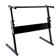 送料無料 キーボード スタンド H型 Z型 X型が使いにくい方に　高さ調節可 53cm〜82cm 工具不要 軽…