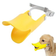 送料無料 犬　口輪　小型犬・中型犬・大型犬 犬無駄吠え防止器具 しつけ用品　キズ舐め止め　アヒル口の…