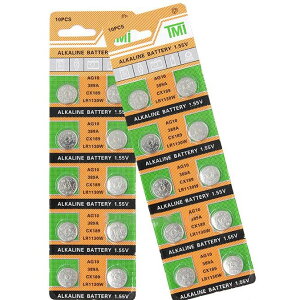 �������� 10�Z�b�g AG10 LR1130 389 LR54 SR1130W�݊��A�d�r