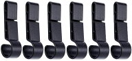 ヘッドライト 固定用 ヘルメットホルダー 6個セット 固定 簡単 着脱 両手 解放 コンパクト ヘルメットク…
