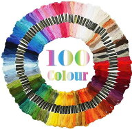 刺繍糸 100色 100束セット クロスステッチ ミサンガ 裁縫 手芸 ハンドメイドクロスステッチ ミサンガ パ…