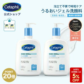 【P20倍★12/15 23:59まで】【公式】セタフィル ジェントルスキンクレンザー 591ml 2本組 (ジェル洗顔料) | フェイス ボディ 全身 顔 ナイアシンアミド 乾燥肌 保湿 敏感肌 ポンプ 毛穴 洗顔料 洗浄 大容量 ジェル洗顔 低刺激 毛穴汚れ 朝用洗顔
