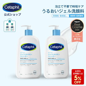 【公式】セタフィル ジェントルスキンクレンザー 591ml 2本組 (ジェル洗顔料) | フェイス ボディ 全身 顔 ナイアシンアミド 乾燥肌 保湿 敏感肌 ポンプ 毛穴 洗顔料 洗浄 大容量 ジェル洗顔 低刺激 毛穴汚れ 朝用洗顔