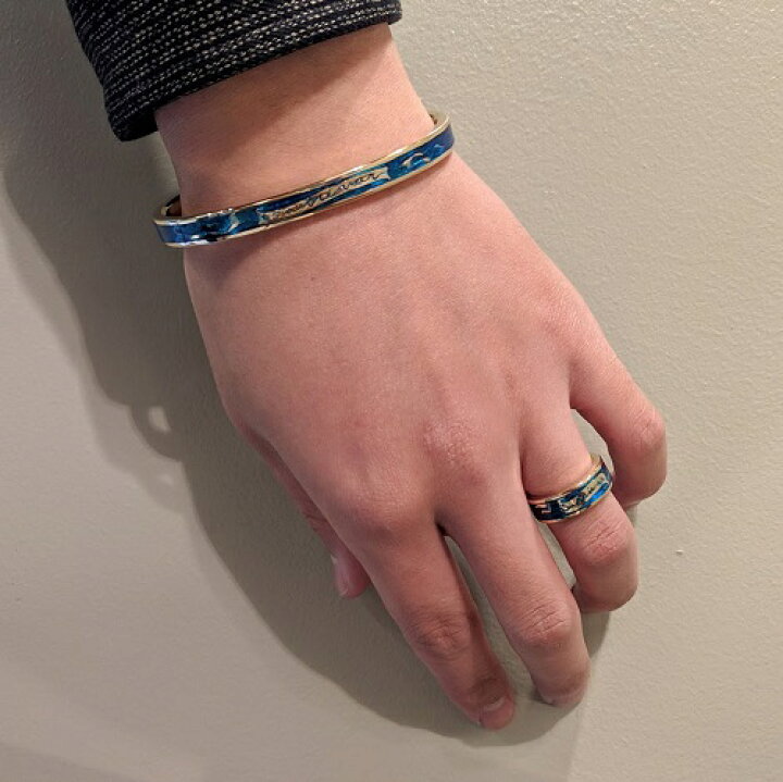 楽天市場】SAHRIVAR Blue Enameled Ring (GOLD Plating) UVERworld 