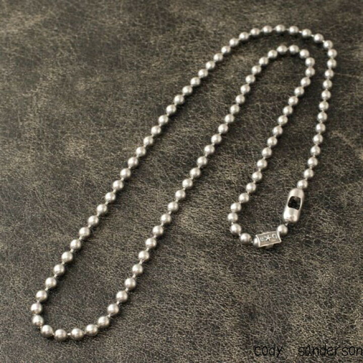 楽天市場】CODY SANDERSON STAINLESS BALLCHAIN : C-G｜ネックレス